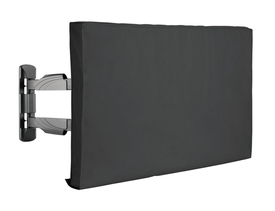 TV-Beschermhoes voor Buiten | 55" - 58" | Uitstekende Kwaliteit Oxford-Doek | Zwart