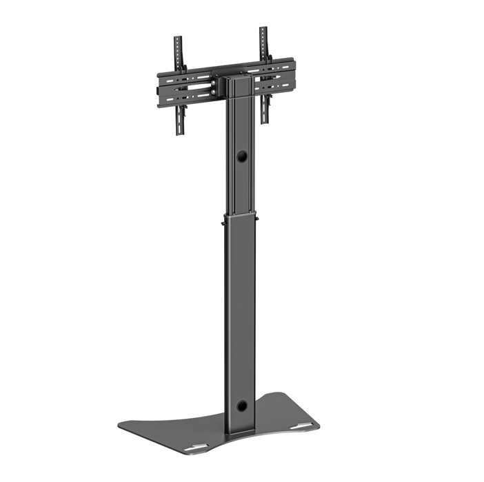 WOLFF MOUNT Supporto da Pavimento per TV Nero – Supporto Universale per TV da 32 a 70 Pollici – Regolabile in Altezza – VESA fino a 800x400 – Max 50 kg – Autoportante