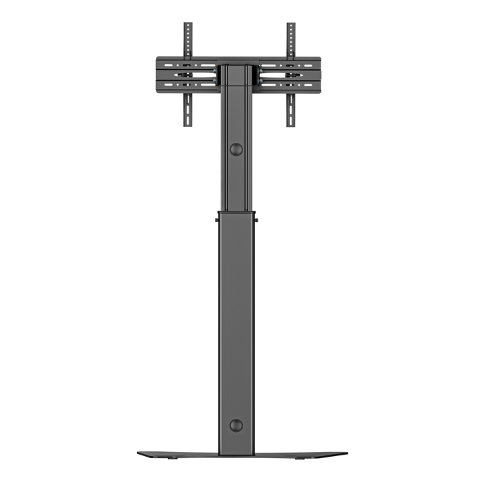 WOLFF MOUNT Supporto da Pavimento per TV Nero – Supporto Universale per TV da 32 a 70 Pollici – Regolabile in Altezza – VESA fino a 800x400 – Max 50 kg – Autoportante