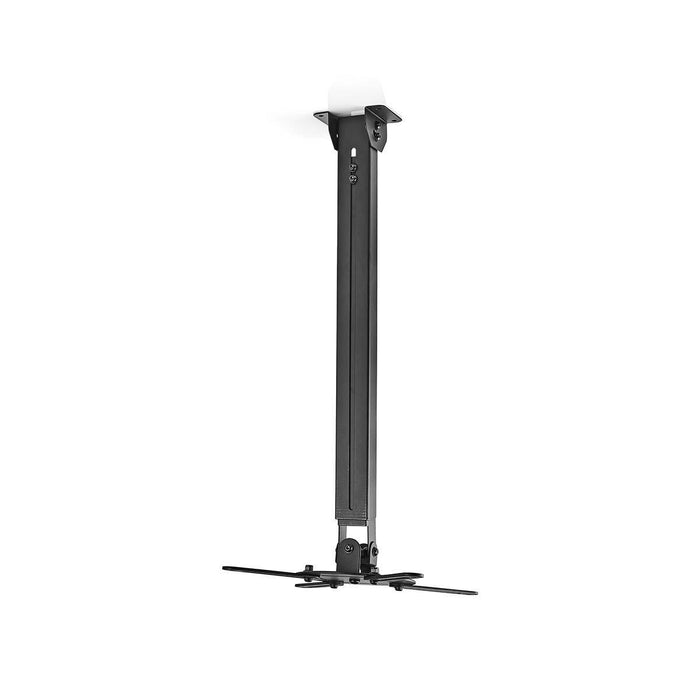 Supporto a soffitto per proiettore | Rotazione 360° | Max. 10 kg | Distanza dalla parete 550 - 1000 mm | Nero