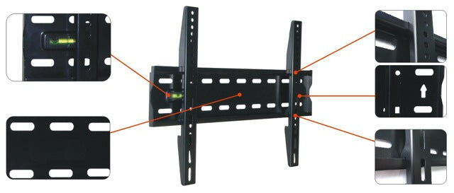 Seconda occasione Supporto da parete piatto per TV fino a 42" Solo 2,5 cm [VESA 300x400mm]