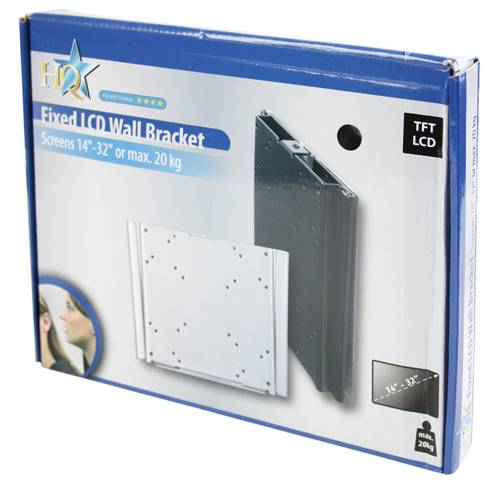 Ultimi pezzi! Supporto TV fisso da parete per schermi da 14" a 32"