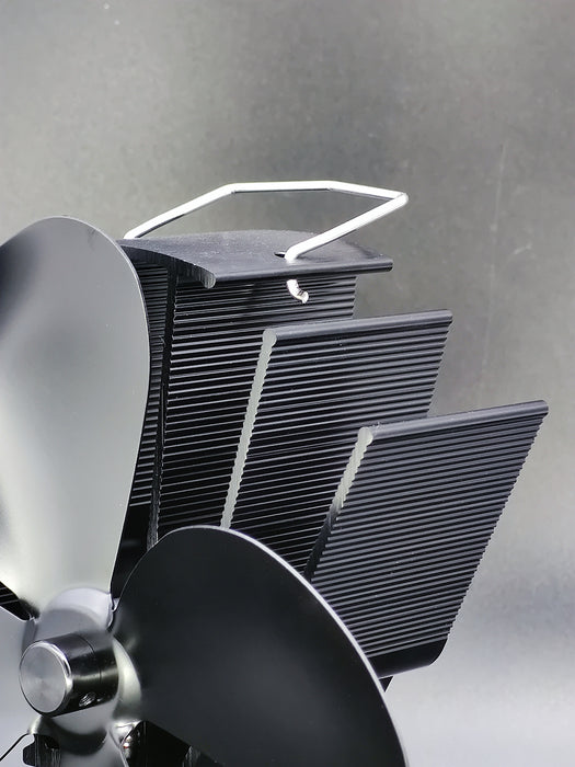 Ventilatore per camino a legna 4 pale - Eco Fan - Ventilatore azionato dal calore