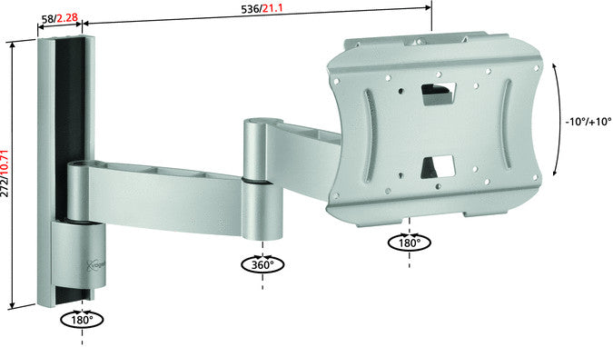 Vogels VFW 432 supporto da parete per LCD/Plasma