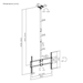 Wolff Mount 43TVB115 – Plafondbeugel 50-100 inch – Super Stevig, Draai & Verstelbaar