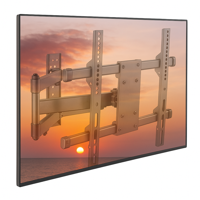 Supporto TV Wolff Mount girevole e inclinabile da parete | 32-55 pollici | Universale | 10 anni di garanzia | VESA 400x400