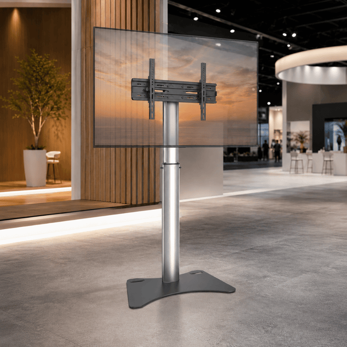 Wolff Mount Supporto Universale in Alluminio Regolabile Sottile per TV | 32 - 70 pollici | Colonna per Presentazioni | VESA 800x400 | Garanzia 10 anni