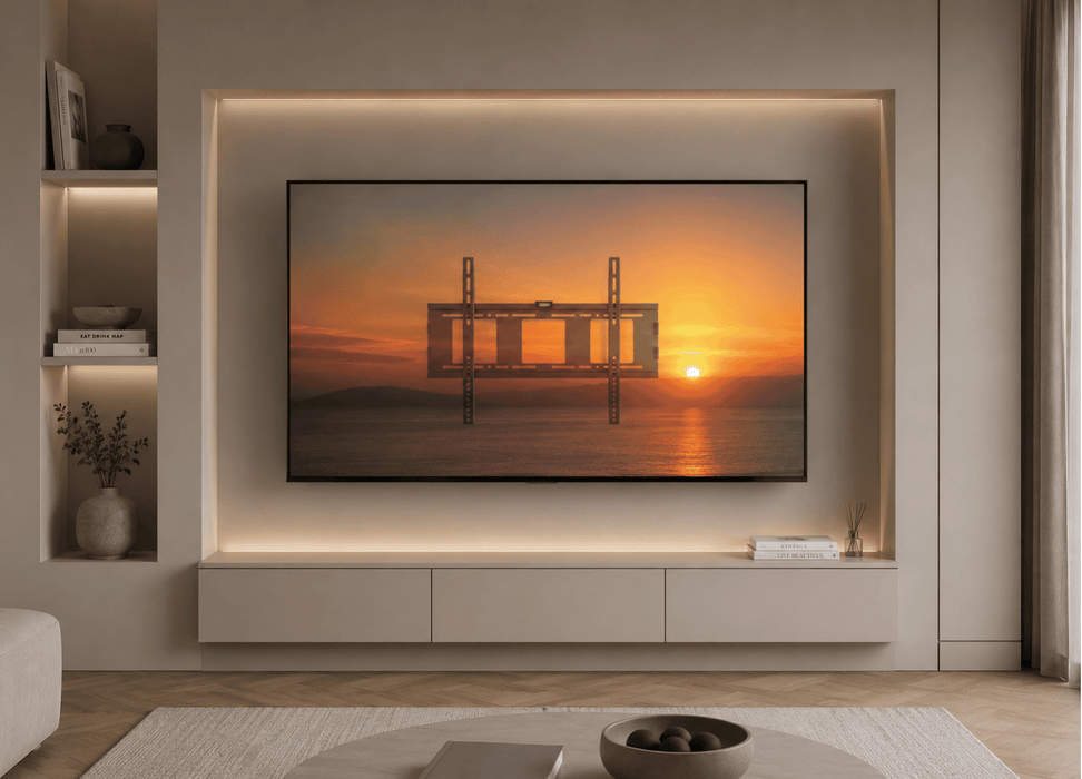Wolff Mount TVB-58 – Vergrendelbare Muurbeugel tot 90 inch voor QLED UHD en OLED – VESA 600x400