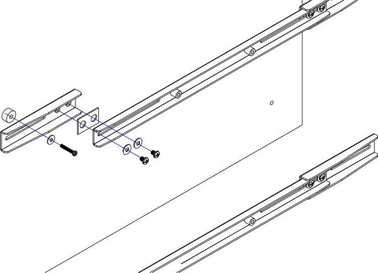 Strip di conversione adattatore VESA NewStar FPMA-VESA800