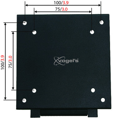 Vogels VFW 030 nero supporto da parete per LCD/TFT