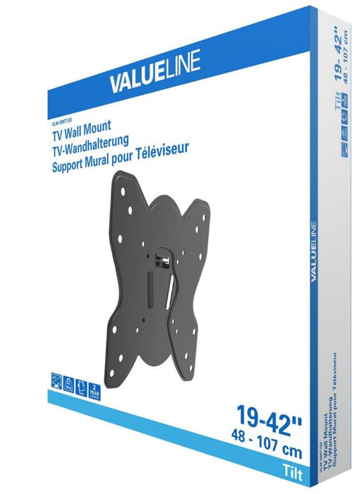 OP=OP Staffa da parete inclinabile elegante con VESA 200x200 per schermi fino a 42"