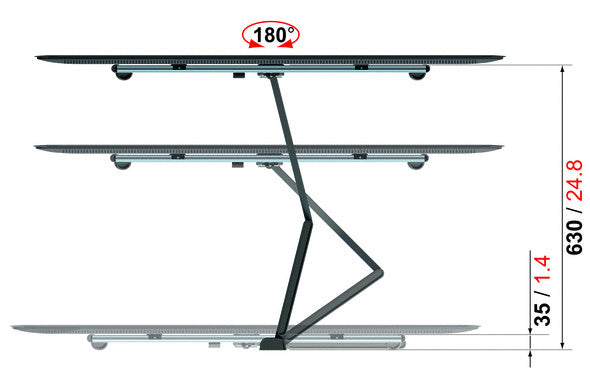 Supporto da parete Vogels Ultra THIN 345