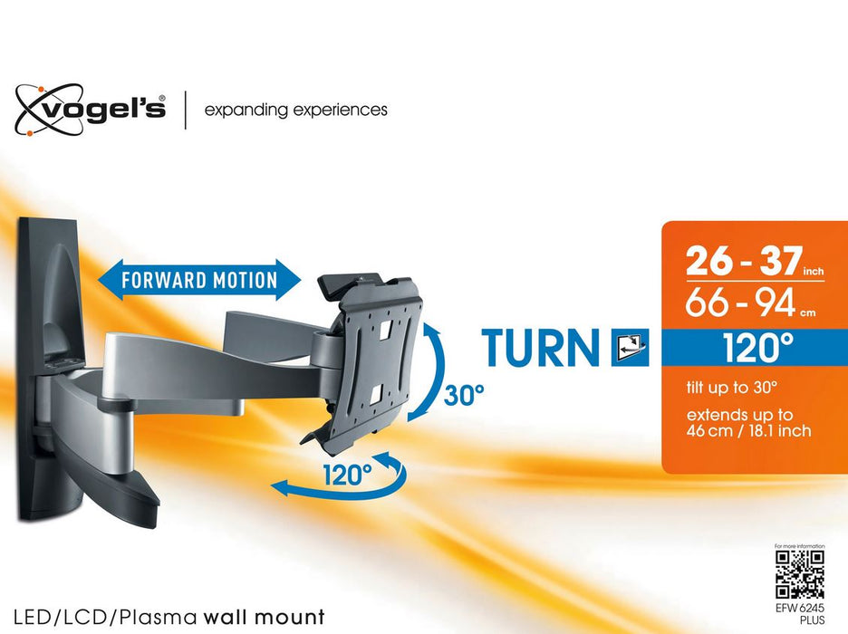 Vogels EFW 6245 Supporto TV girevole argento