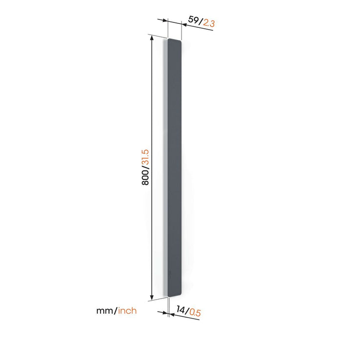 Canalina per cavi Vogel's cable 4 nera 80 cm