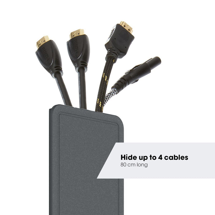 Canalina per cavi Vogel's cable 4 nera 80 cm