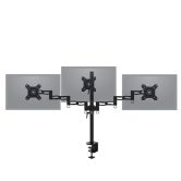 Supporto da Scrivania per 3 monitor lungo